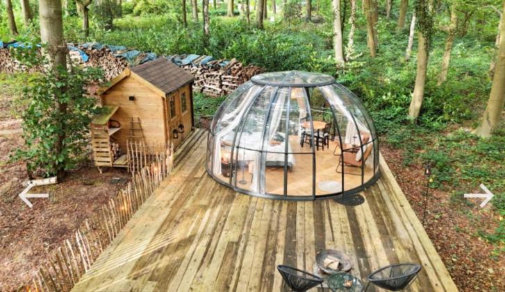 Le Dome De Namur - Une Nuit Insolite Dans Les Bois Eksteriør bilde